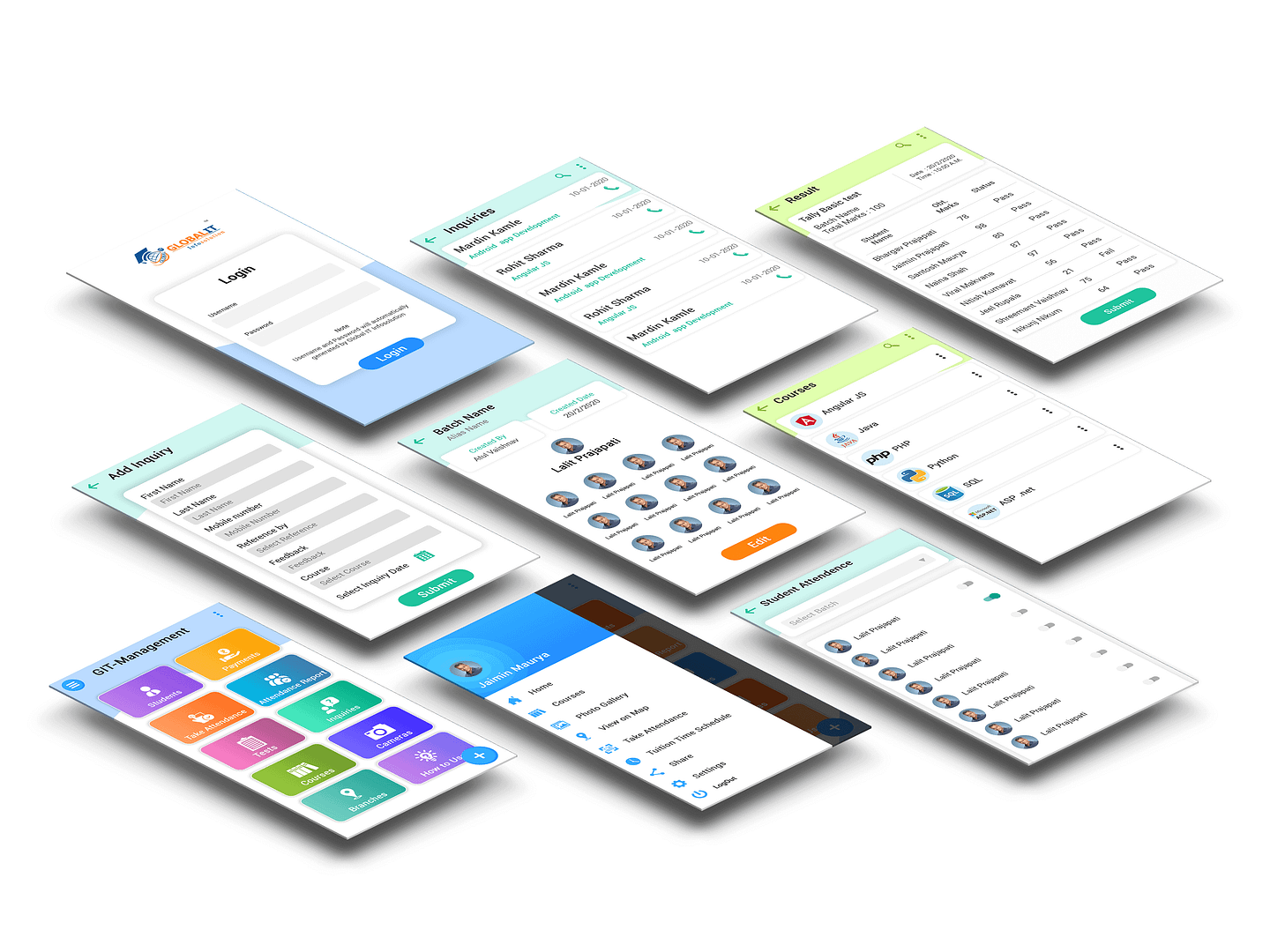 student management all slides